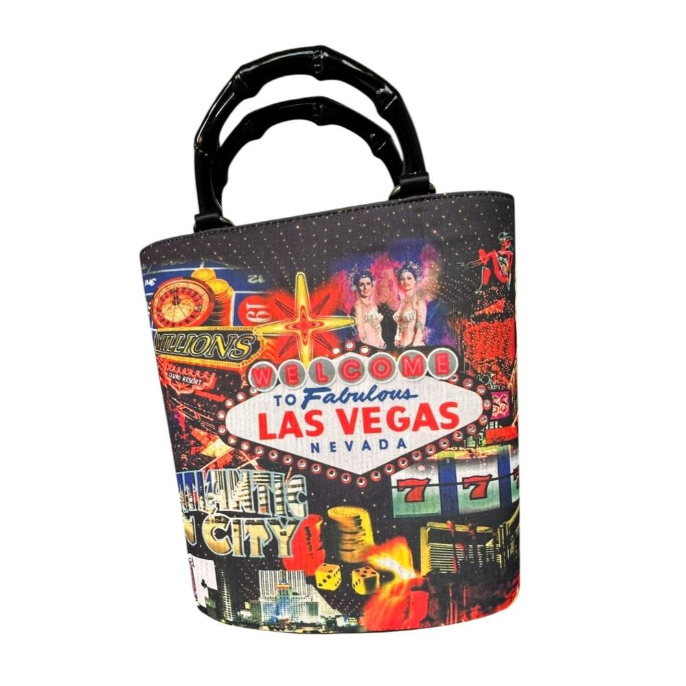 ViTG Las Vegas Purse Tote Bag Atlantic City Black Jack Poker Craps Texas…